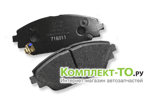 Колодки передние для MAZDA 3 BM BHY13328ZA